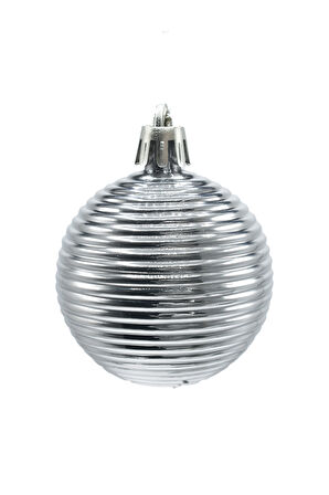 Waldern 5 cm 12li Cici Top Parlak Yılbaşı Ağaç Süsü Gümüş