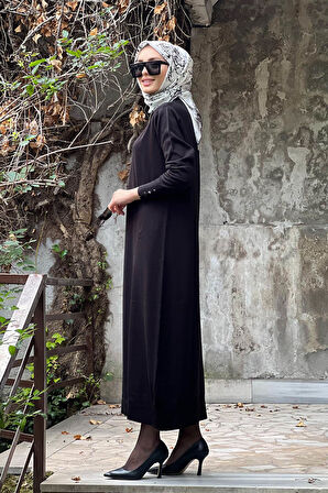 KAYRA Elbise KA-SZ-TRK04 Siyah