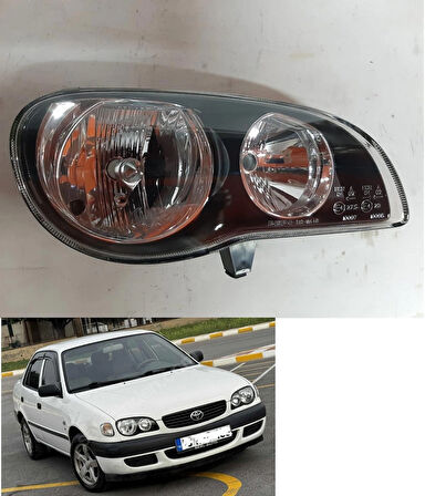 Kaliteli Toyota Corolla Terra(2000-2002) Ön Far SAĞ Yolcu tarafı Kedigöz model Kaliteli Depo Marka-AE112