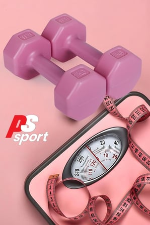 PS SPOR 2 X 1 KG DAMBIL PEMBE (ÖZEL PLASTİKTEN ÜRETİLMİŞTİR)