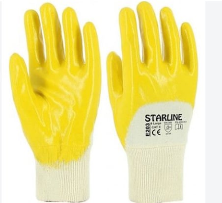 Starline E-203 Yarım Kaplı Nitril Eldiven