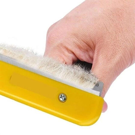 İpek Yıldızı® 10 cm Kedi Köpek Tarağı Fırçası Tüy Alıcı Toplayıcı Tarak Fırça