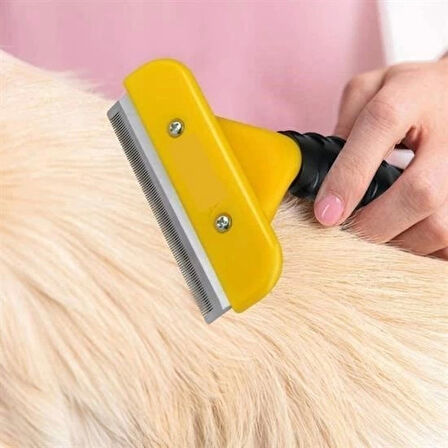 İpek Yıldızı® 10 cm Kedi Köpek Tarağı Fırçası Tüy Alıcı Toplayıcı Tarak Fırça