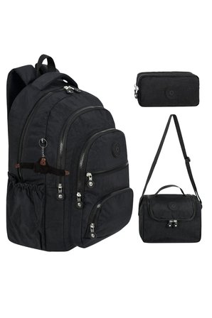 Okul Cantasi Siyah GALB Leather