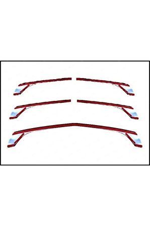 Mercedes Vito W447 Krom Ön Panjur 5 Prç. 2014 Üzeri P. Çelik