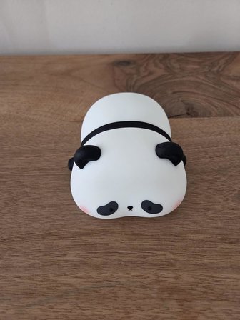 Panda Gece Lamba, LED Yumuşacık Sevimli Lamba, Çocuklar için Gece Lambası, Silikon Panda Işığı, Kısılabilir Kız Bebek Yatak Odası Gece Lambası, Emzirme Kreş Dekoru için Şarj Edilebilir