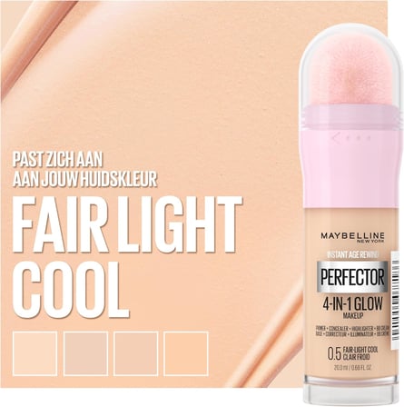 New York 4'ü 1 Arada Kapatıcı, BB Krem, Instant Perfector Glow 20 ml - No. 01 Light