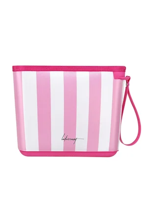 Makyaj Cantasi ve Fonksiyonel Cok Amacli Cantasi Pembe GALB Leather