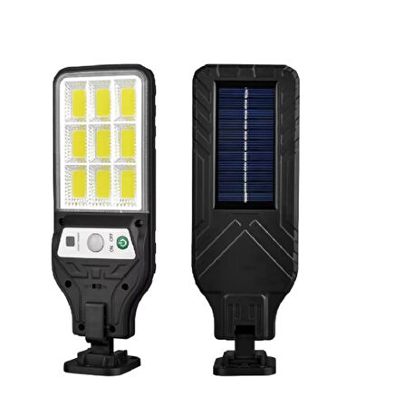 Kablosuz Hareket Sensörü Solar Güneş Enerjili Cob Led Aydınlatması 20 CM Uzaktan Kumandalı 3 Modlu