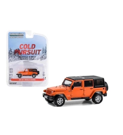 Greenlight 1/64 Hollywood Series 40- Cold Pursuit (2019) - 2010 Jeep Wrangler Unlimited 62010-E