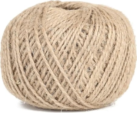 Jüt İpi Hasır ipi Kırnap İpi Kendir İpi Keten İpi - Süsleme Hobi El İşi Jüt ip Hasır İp (1 mm 1 Adet, metre, 100)