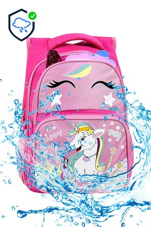 Okul Cantasi Pembe GALB Leather