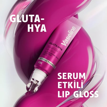 Vaseline Gluta Hya Serum Etkili Lip Gloss Royal Plum