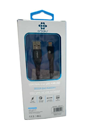 Tane Ticaret iphone Uyumlu Şarj Kablosu 3.1A ARB-57