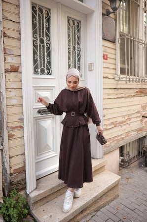İKİLİ TAKIM - KAHVERENGİ
