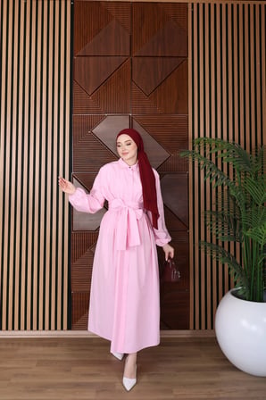 ELBİSE - PEMBE