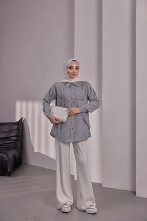GÖMLEK - LACİVERT