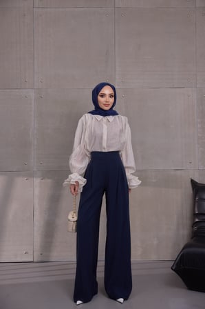 PANTOLON - LACİVERT