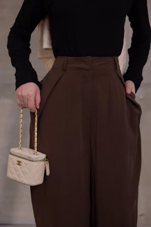 PANTOLON - KAHVERENGİ