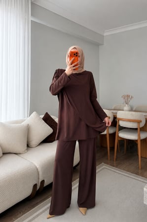 İKİLİ TAKIM - KAHVERENGİ