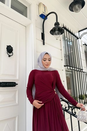 ELBİSE - BORDO