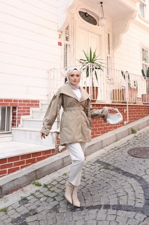 TRENÇKOT - YAĞ YEŞİLİ