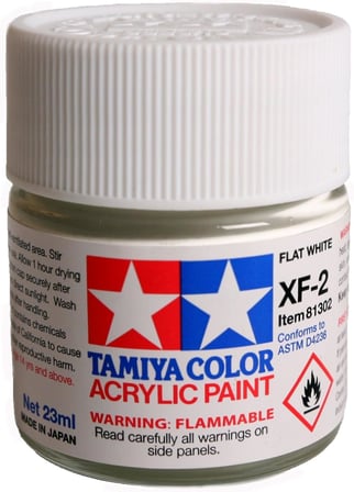 Xf-2 Flat White Mat Akrilik Boya (10 Ml)
