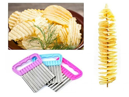 Chips Chopper Şekilli Sebze ve Meyve Dilimleyici (4172)