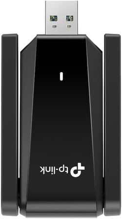TP-Link Archer TX30U Plus WiFi 6 USB Adaptör AX1800 (1800 Mbps), Dual Band 5GHz/2.4GHz, USB 3.0, Çift Yüksek Kazançlı Anten, WPA3 Güvenlik, Windows 11/10 Uyumlu Kablosuz Adaptör
