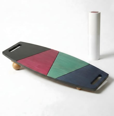 Denge Tahtası Balance Board Çift Fonksiyonlu Gym Board Rocket Board 73 x 31 CM Mavi-Siyah-Yeşil- Kırmızı