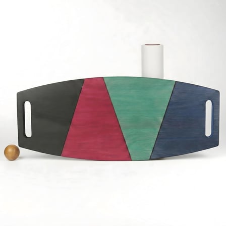 Denge Tahtası Balance Board Çift Fonksiyonlu Gym Board Rocket Board 73 x 31 CM Mavi-Siyah-Yeşil- Kırmızı