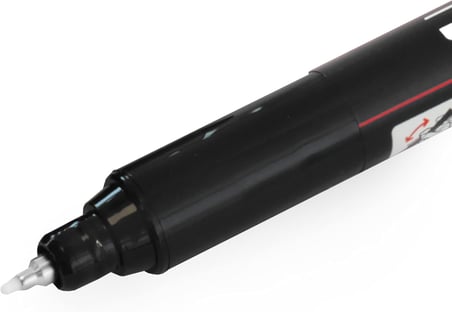 - Uni PC-1MR Art Boya Marker Kalemi - 0,7 mm - Siyah Beyaz - 2'li Paket