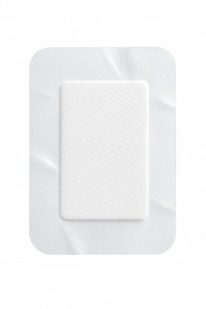 Octacare Su Geçirmez Pedli Şeffaf Pu Film Steril Yara Örtüsü Banyo Bandı 5cm×7,5cm (15 Adet)