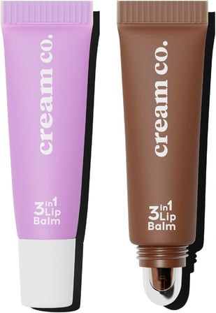 Cream Co. Nemlendirici Parlatıcı 3in1 Lip Balm, Dudak Bakım, Mocha Kahve, Hyaluronik Asit Seramid