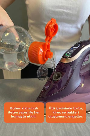 Zahmetsiz, Kolay ve Hızlı Ütüleme 2 Adet 500 ml - Ütü, Buhar Kazanlı Ütü ve Kırışık Giderici Ütüler Için
