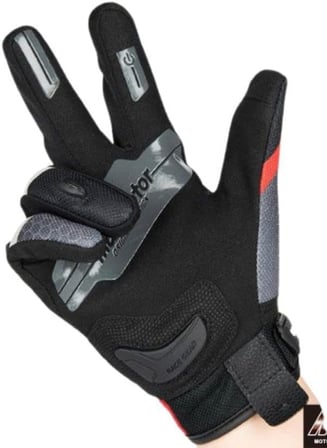 Madmotor Mt-21 Protection Taktik Motosiklet Eldiveni Dokunmatik Kaymaz Korumalı Erkek Eldiveni