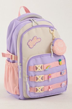 Okul Cantasi Pembe Lila GALB Leather