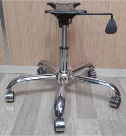 Ofis Büro Çalışma Koltuğu Için Metal Yıldız Ayak Amortisör Tekerlek Şase Tek Kollu Mekanizma Seti