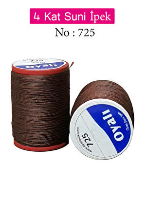 Oyalı 4 Kat Suni İpek İplik İğne Oyası Boncuk İpi Tığ Oyası No:725