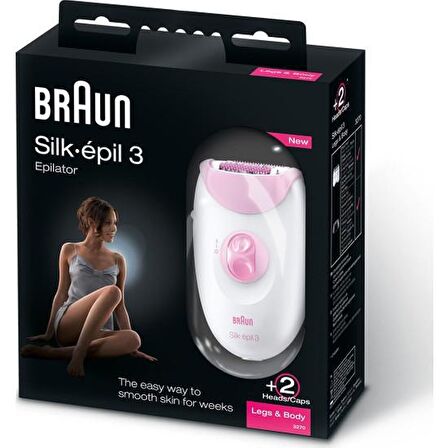 Braun Silk Epil 3 3270 SoftPerfection Işıklı Epilatör