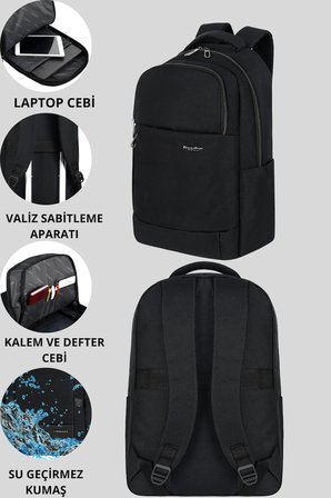 Notebook Canta ve Kiliflari Siyah GALB Leather