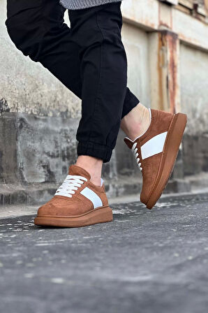 WG011 Taba Süet Erkek Casual Ayakkabı
