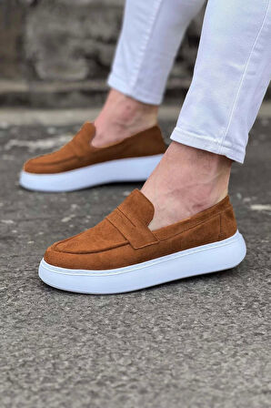 WG161 Taba Süet Erkek Casual Ayakkabı