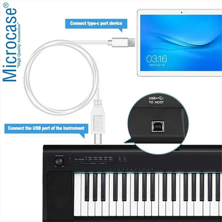 Type-C Yazıcı Kablosu Type-C to USB B Çevirici - 1 metre AL3188