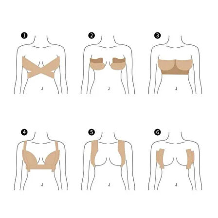 Göğüs Dikleştirme Bandı S Beden 2.5 Cm. TdrTR