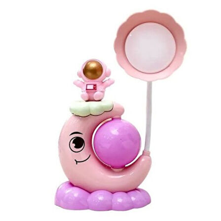 Çocuk Odası Ay Ve Astronot Desenli Gece Lambası TdrTR