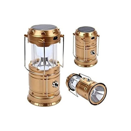 Güneş Enerjili Çok Fonksiyonlu Kamp Feneri TdrTR