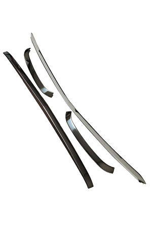 Mercedes Sprinter W907 Krom Ön Panjur Çerçevesi 4 Parça 2018> Paslanmaz Çelik