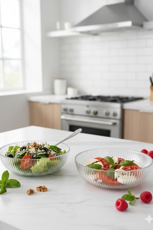Rivella Cam Salata Kasesi 20 cm 3.2 Litre 2'li Set
