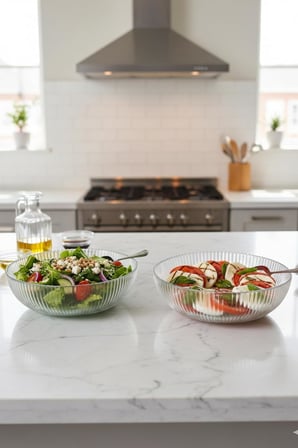 Rivella Cam Salata Kasesi 20 cm 3.2 Litre 2'li Set